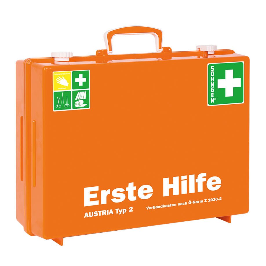 Söhngen GmbHErste-Hilfe Koffer MT-CD orange mit Füllung Ö-Norm Z 1020-2DocMed GmbH